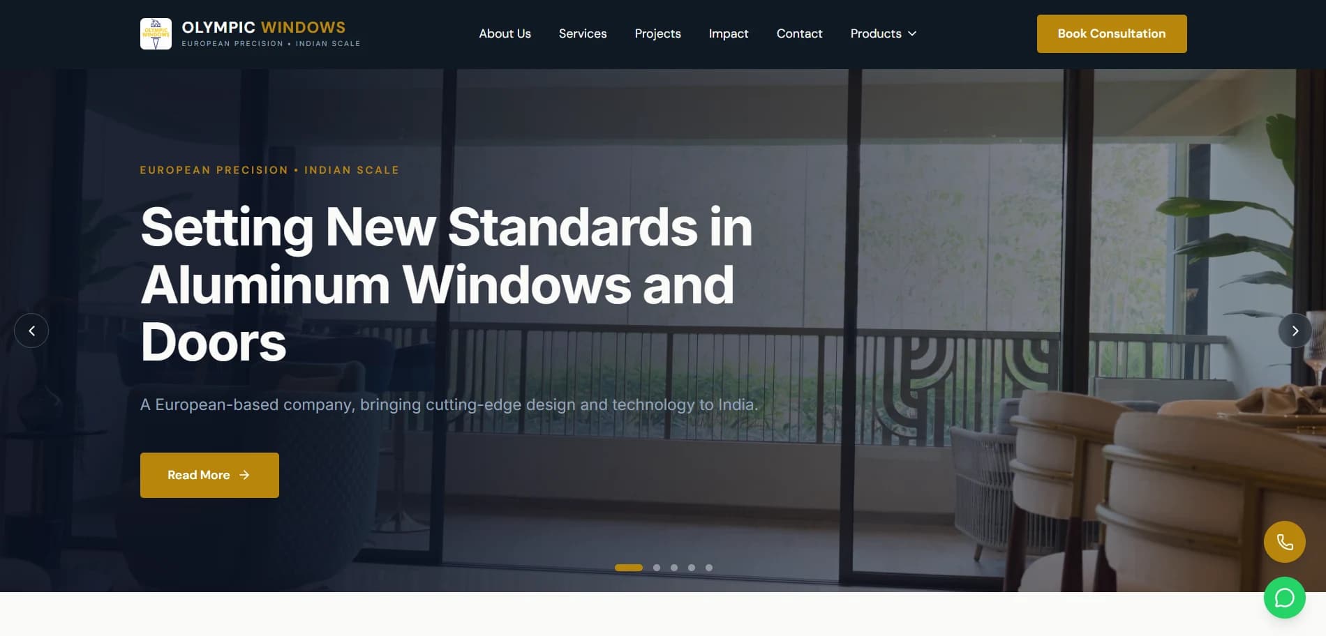 Olympic Windows website preview